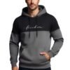 QUTUN Color Block Printed Hoodie for Men|| Sweatshirt Regular Fit