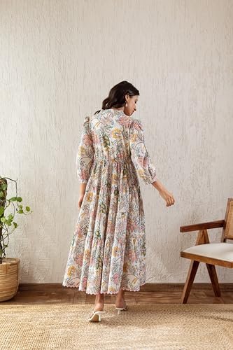 GRECIILOOKS Dress for Women Stylish | One Piece Dress for Women Long | Women Dress | Long Dress for Women | Maxi Dress for Women (in, Alpha, M, Regular, Multicolor) - Image 7