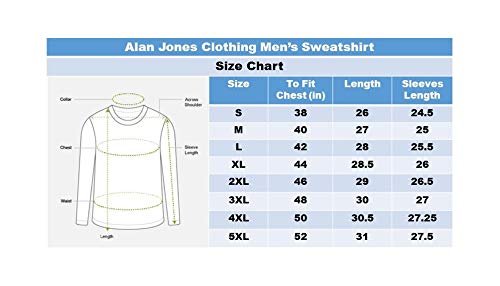 Alan Jones Clothing Men’s Solid Zipper Hooded Sweatshirt | Ribbed Hem, Lined Hood, Side Pockets, Durable Zip | Multiple Colors (Black_S) - Image 2
