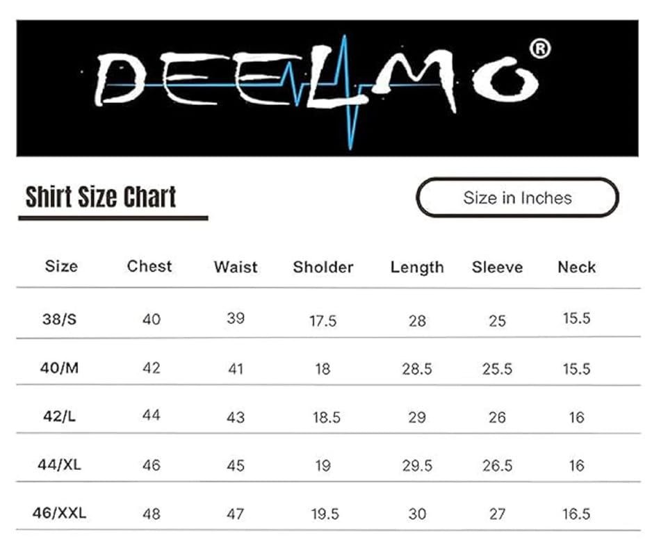 DEELMO Men's Regular Fit Checks Pattern Polyester Blend Shirt with Collared Neck Long Sleeve and Standard Length | Shirt for Man - Image 3
