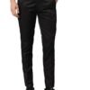 Vogaan Formal Pant with Expandable Waist for Men | Men's Cotton Regular Fit Flat Front Pant for Party and Casual Wear (Black-34)