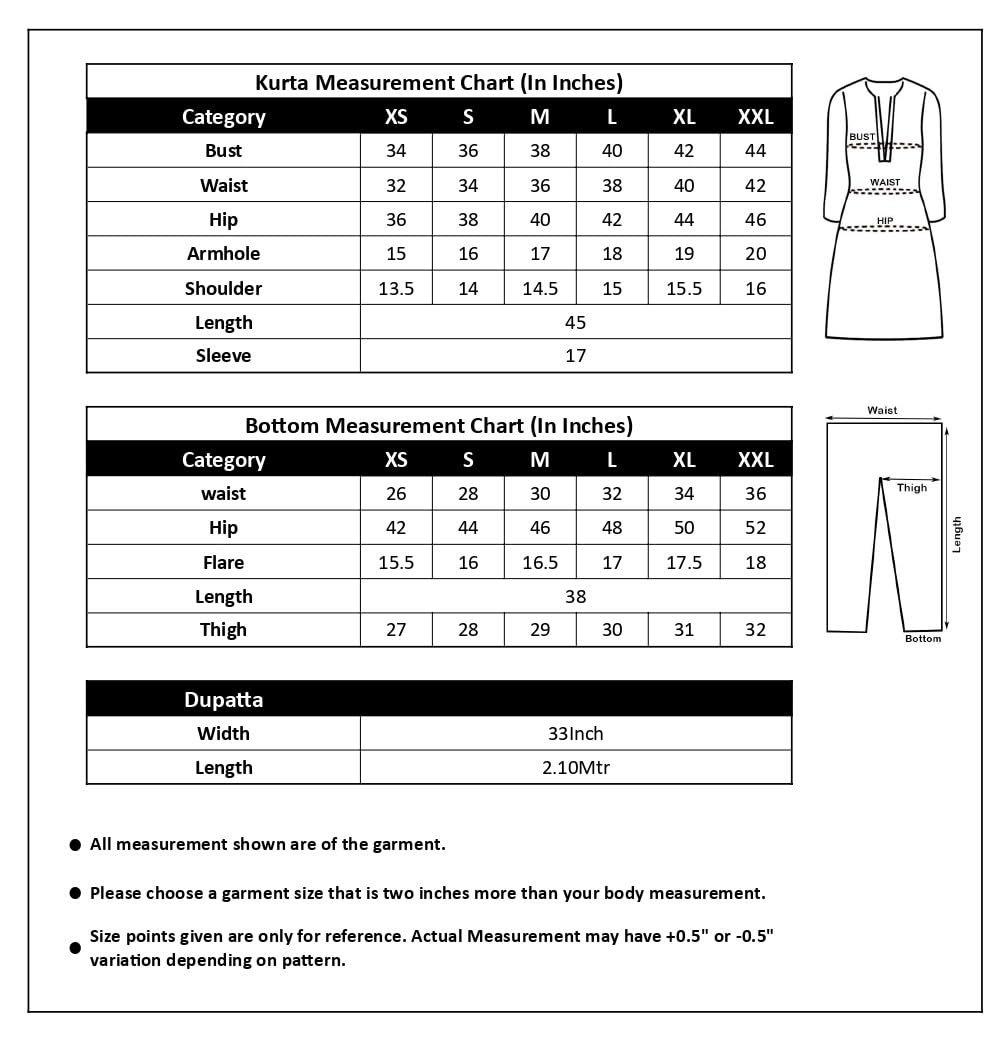 SKYLEE Women's Net Sequins, Embroidery and Gota Lace Straight Kurta with Pant & Dupatta (227KBD2403C-L_Rani Pink) - Image 2