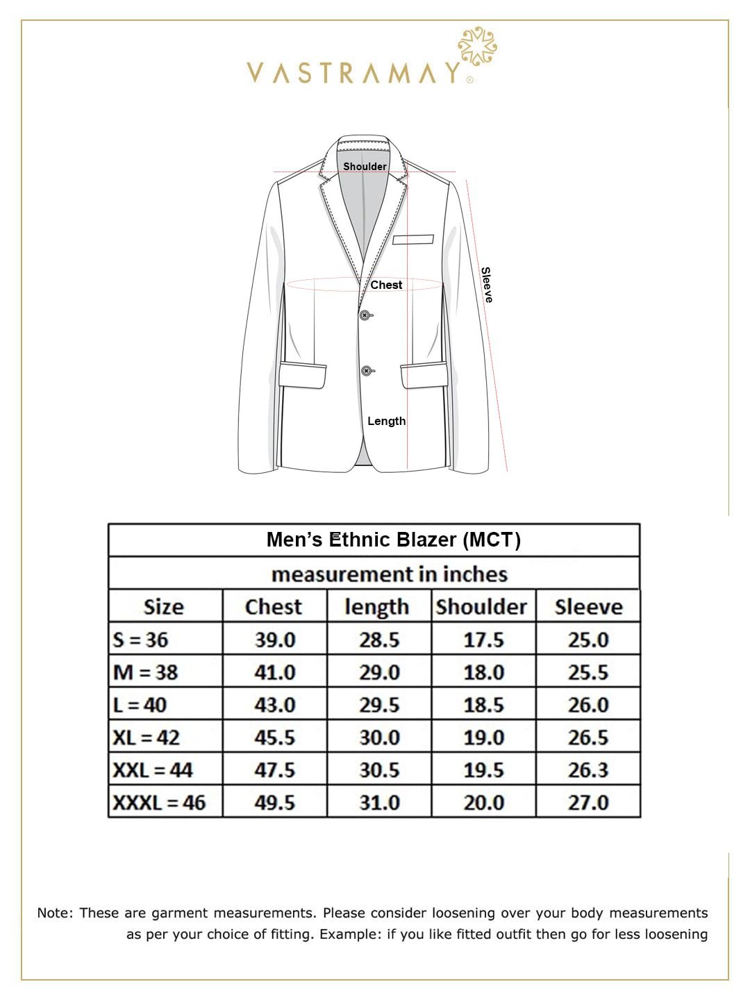 VASTRAMAY Men's Jute Silk Blazer I All Printed Checked Slim Fit Blazer I Everyday Casuals Festive Blazer for Men_VSHVMCT032BU_42 Blue - Image 2
