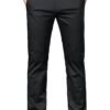 AVANOVA Regular Classic Design for Business and Formal Occasions (Men's Stretch Dress Pants 126_Black