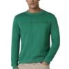 Van Heusen Men Green Embroidered Crew Neck Sweatshirt