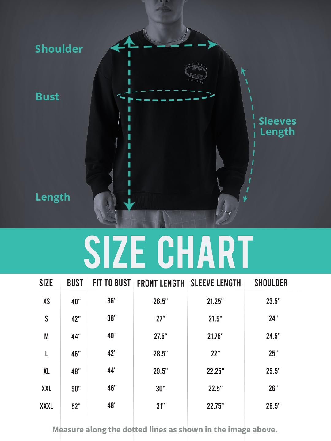 The Souled Store Originals : Tawny Men and Boys Long Sleeves V Neck Cotton Blend Oversized Sweatshirts - Image 2