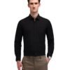 Arrow Men's Black Solid Spread Collar Long Sleeve Formal Cotton Slim Fit Shirt (ARES1151_Black_40)