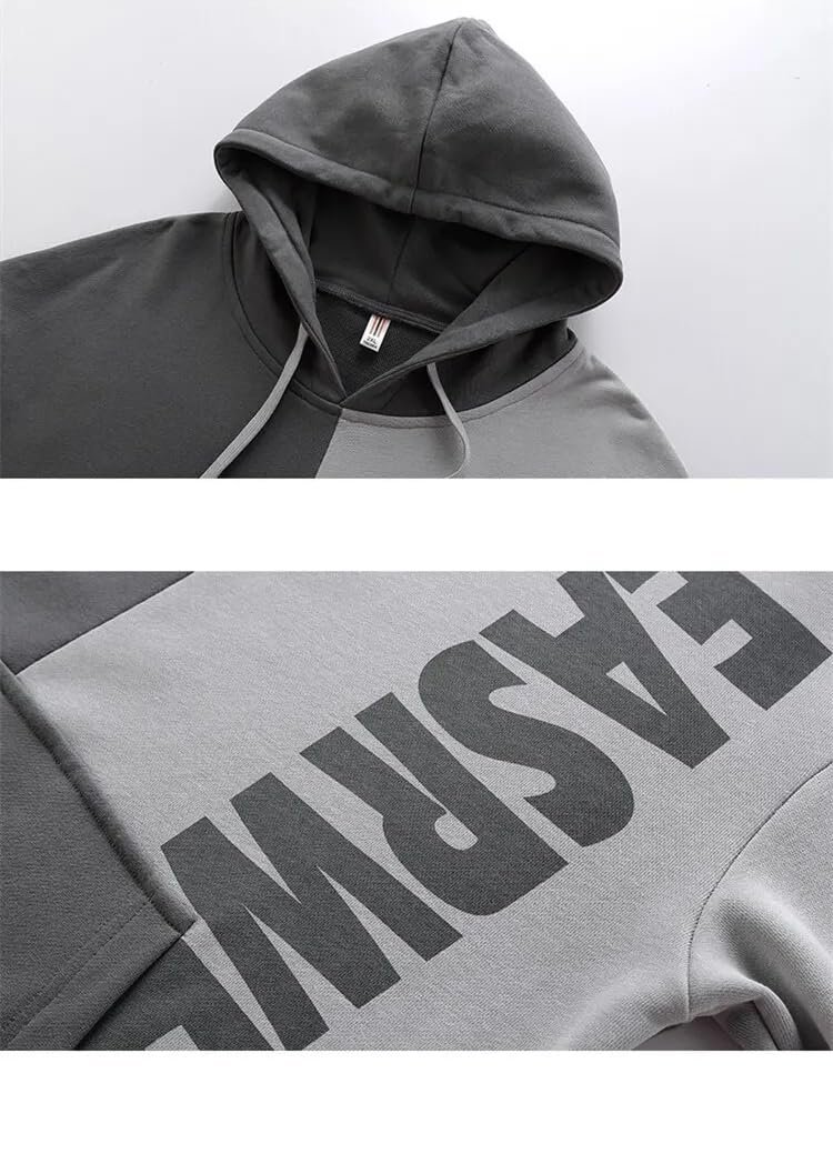 TAGAS Men's Streetwear Graphic Hoodie|Sweatshirt for Men Stylish | Hoodie (Sweatshirt) for Mans| Grey - Image 4
