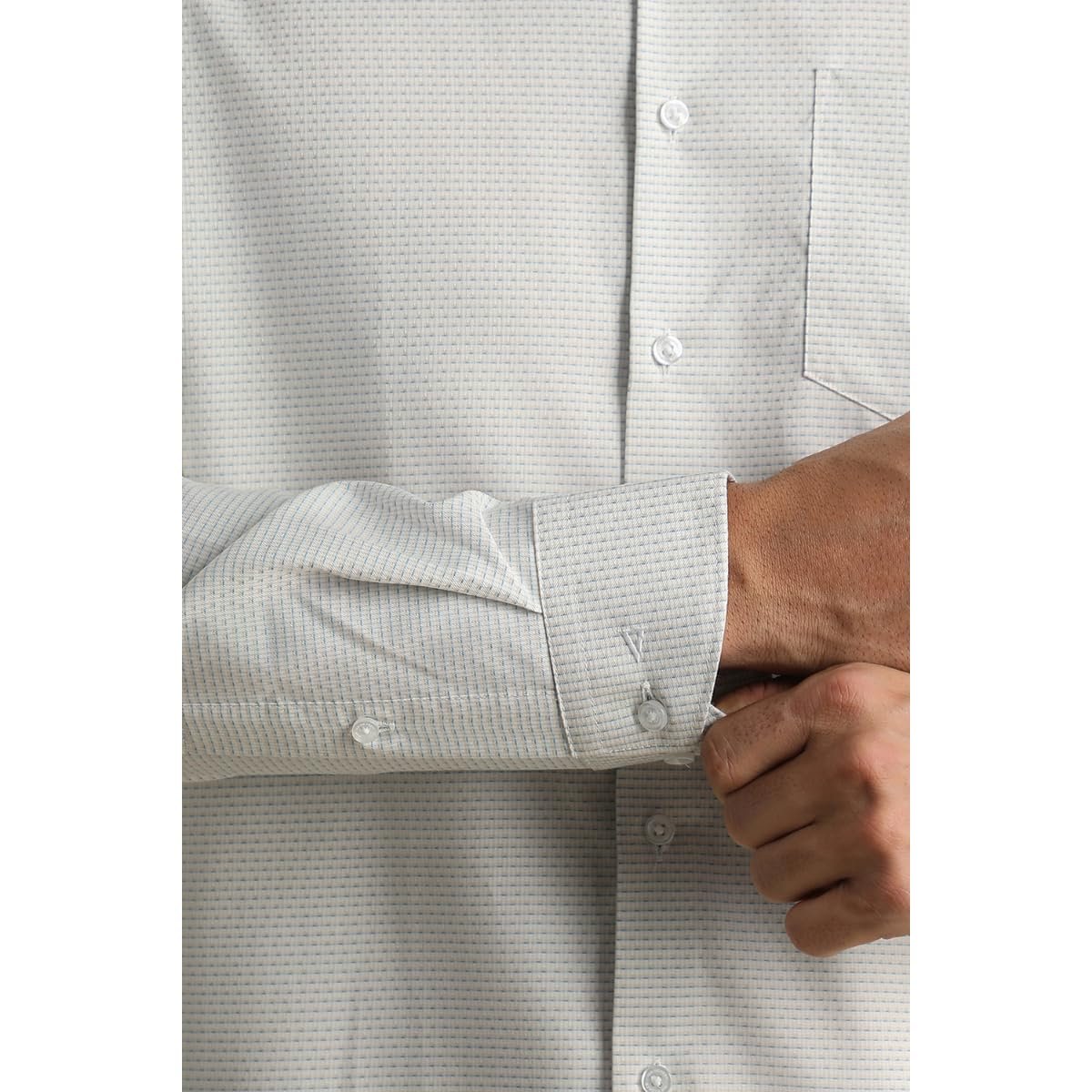 Van Heusen_Mens__Shirt_(VHSFMSLB354433_Beige_42) - Image 3