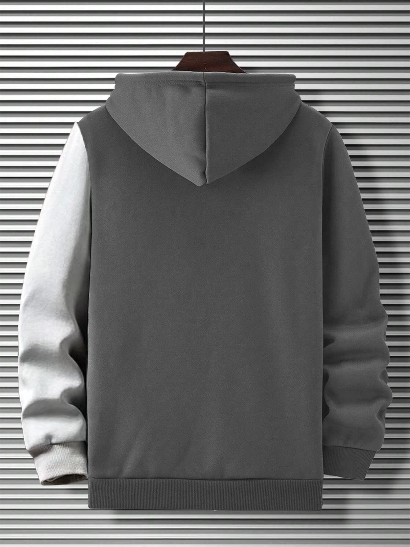 TAGAS Men's Streetwear Graphic Hoodie|Sweatshirt for Men Stylish | Hoodie (Sweatshirt) for Mans| Grey - Image 5