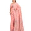 Garden Vareli Women Brasso Floral Print Saree With Unstitched Blouse Piece 62408 - Peach