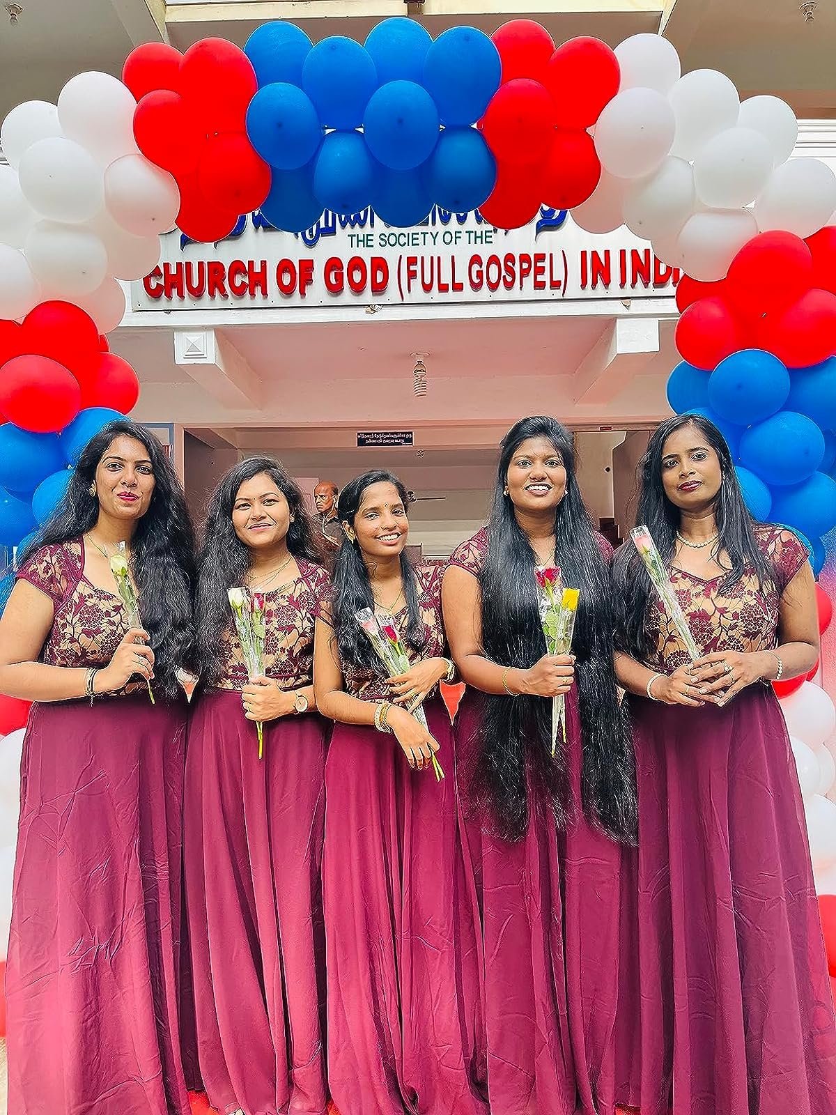 Miss Chase Women's Floral V - Neck Cap Short Sleeves Lace Overlaid Fit & Flare Paneled Maxi Dress (MCSS21D06-11-603-04,Wine & Beige,M) - Image 8