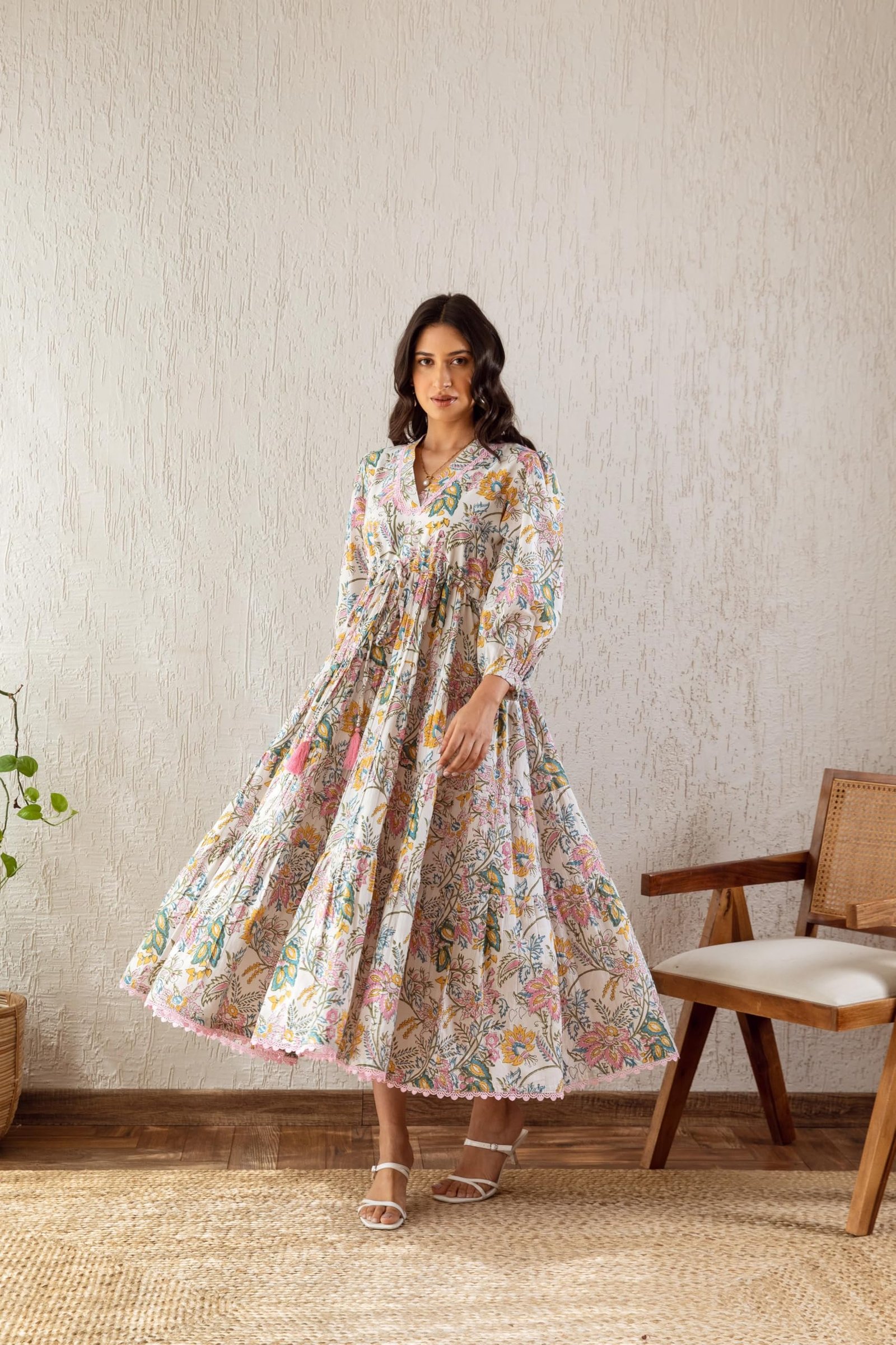 GRECIILOOKS Dress for Women Stylish | One Piece Dress for Women Long | Women Dress | Long Dress for Women | Maxi Dress for Women (in, Alpha, M, Regular, Multicolor) - Image 2