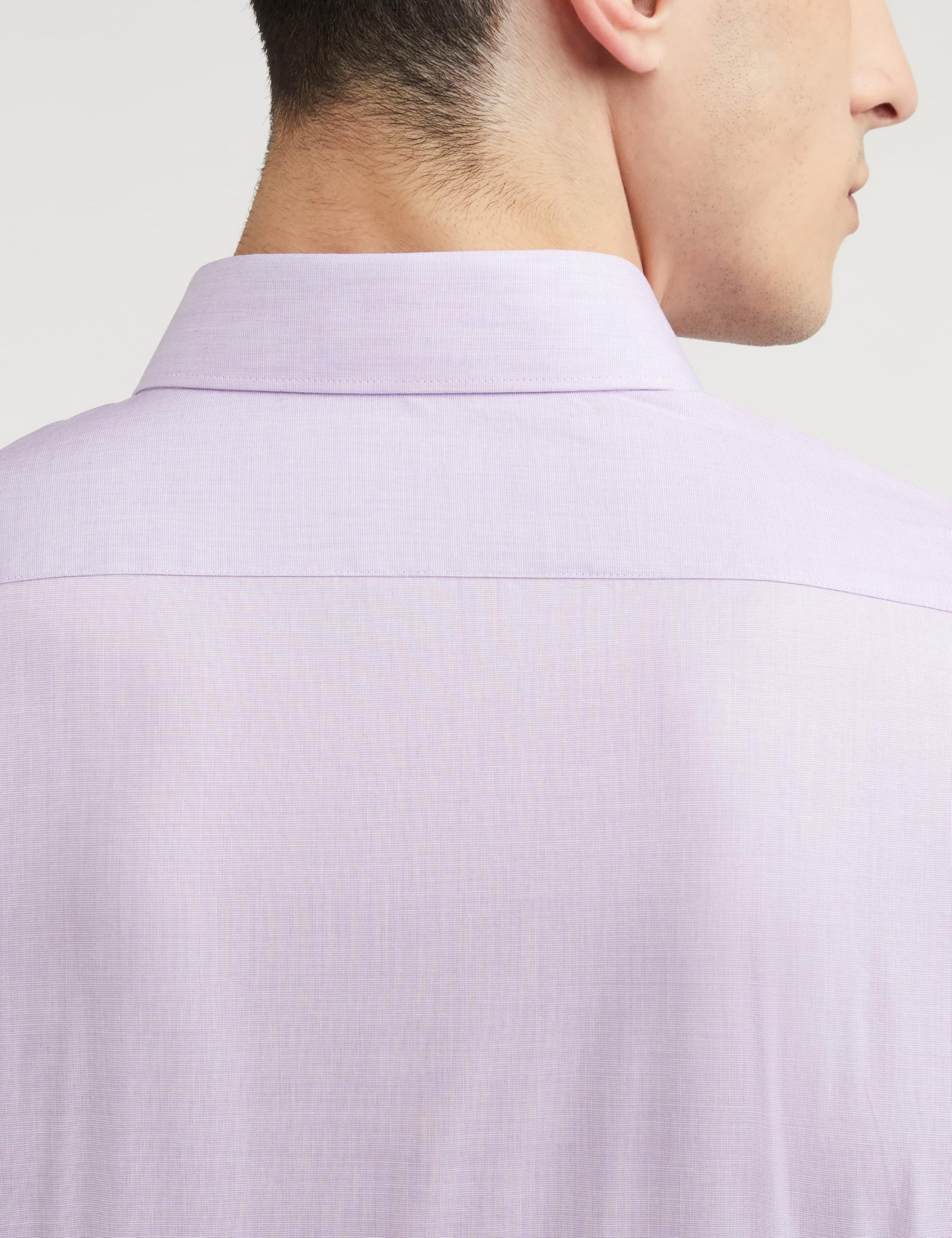 Van Heusen Men's Cotton Slim Fit Formal Shirt (Vhsfrslb145826_Pale Purple 42) - Image 2