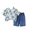 Googo Gaaga Baby Boys Half Sleeve Car Printed Cotton Shirt with Shorts Clothing Set for Kids(5-6 Year)