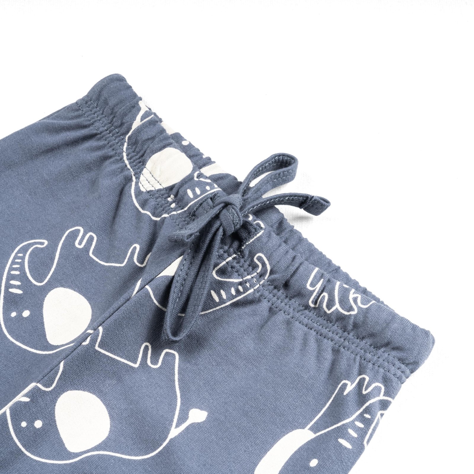 Real Basics Cotton Fleece Clothing Sets for Boys & Girls - Unisex Winter Clothing Sets Full Sleeve T-Shirt & Pant Pajama (elephanthead_18 Months-24 Months) - Image 3